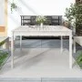 Gartentisch aus massivem Kiefernholz weiß 121x82,5x76 cm von vidaXL, Gartentische - Ref: Foro24-823970, Preis: 120,03 €, Raba...