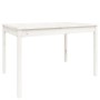 Gartentisch aus massivem Kiefernholz weiß 121x82,5x76 cm von vidaXL, Gartentische - Ref: Foro24-823970, Preis: 121,83 €, Raba...