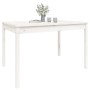 Gartentisch aus massivem Kiefernholz weiß 121x82,5x76 cm von vidaXL, Gartentische - Ref: Foro24-823970, Preis: 121,83 €, Raba...