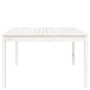 Gartentisch aus massivem Kiefernholz weiß 121x82,5x76 cm von vidaXL, Gartentische - Ref: Foro24-823970, Preis: 121,83 €, Raba...