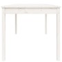 Gartentisch aus massivem Kiefernholz weiß 121x82,5x76 cm von vidaXL, Gartentische - Ref: Foro24-823970, Preis: 121,83 €, Raba...
