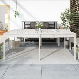 Gartentisch aus massivem weißem Kiefernholz 203,5 x 100 x 76 cm von vidaXL, Gartentische - Ref: Foro24-823984, Preis: 188,03 ...