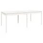 Gartentisch aus massivem weißem Kiefernholz 203,5 x 100 x 76 cm von vidaXL, Gartentische - Ref: Foro24-823984, Preis: 188,03 ...