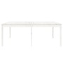 Garden table solid white pine wood 203.5x100x76 cm by vidaXL, Garden tables - Ref: Foro24-823984, Price: 190,80 €, Discount: %