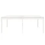 Mesa de jardín madera maciza de pino blanco 203,5x100x76 cm de vidaXL, Mesas de jardín - Ref: Foro24-823984, Precio: 187,99 €...
