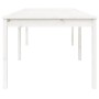 Garden table solid white pine wood 203.5x100x76 cm by vidaXL, Garden tables - Ref: Foro24-823984, Price: 190,80 €, Discount: %