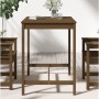 Gartentisch aus massivem Kiefernholz, honigbraun, 121 x 82,5 x 110 cm von vidaXL, Gartentische - Ref: Foro24-824091, Preis: 1...