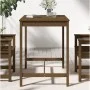 Mesa de jardín madera maciza pino marrón miel 121x82,5x110 cm de vidaXL, Mesas de jardín - Ref: Foro24-824091, Precio: 99,09 ...