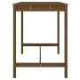 Garden table solid pine wood honey brown 121x82.5x110 cm by vidaXL, Garden tables - Ref: Foro24-824091, Price: 99,09 €, Disco...