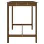 Mesa de jardín madera maciza pino marrón miel 121x82,5x110 cm de vidaXL, Mesas de jardín - Ref: Foro24-824091, Precio: 100,02 €