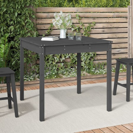 Gartentisch aus massivem Kiefernholz grau 82,5x82,5x76 cm von vidaXL, Gartentische - Ref: Foro24-823964, Preis: 88,05 €, Raba...