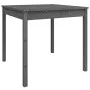 Mesa de jardín madera maciza pino gris 82,5x82,5x76 cm de vidaXL, Mesas de jardín - Ref: Foro24-823964, Precio: 86,94 €, Desc...