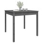 Gartentisch aus massivem Kiefernholz grau 82,5x82,5x76 cm von vidaXL, Gartentische - Ref: Foro24-823964, Preis: 88,05 €, Raba...