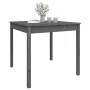 Mesa de jardín madera maciza pino gris 82,5x82,5x76 cm de vidaXL, Mesas de jardín - Ref: Foro24-823964, Precio: 86,94 €, Desc...