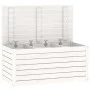 Garden trunk solid white pine wood 101x50.5x46.5 cm by vidaXL, Outdoor storage boxes - Ref: Foro24-823949, Price: 125,61 €, D...
