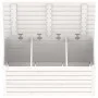 Garden trunk solid white pine wood 101x50.5x46.5 cm by vidaXL, Outdoor storage boxes - Ref: Foro24-823949, Price: 125,61 €, D...