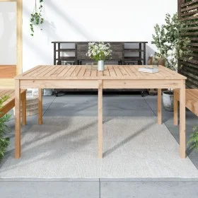 Garden table solid pine wood 159.5x82.5x76 cm by vidaXL, Garden tables - Ref: Foro24-823976, Price: 109,42 €, Discount: %