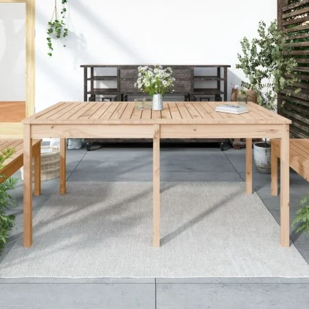 Gartentisch aus massivem Kiefernholz 159,5x82,5x76 cm von vidaXL, Gartentische - Ref: Foro24-823976, Preis: 109,42 €, Rabatt: %