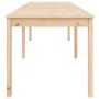 Mesa de jardín madera maciza de pino 159,5x82,5x76 cm