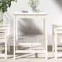Gartentisch aus massivem weißem Kiefernholz 82,5x82,5x110 cm von vidaXL, Gartentische - Ref: Foro24-824082, Preis: 78,42 €, R...