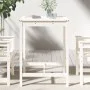 Mesa de jardín madera maciza pino blanco 82,5x82,5x110 cm de vidaXL, Mesas de jardín - Ref: Foro24-824082, Precio: 77,69 €, D...