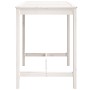 Mesa de jardín madera maciza pino blanco 82,5x82,5x110 cm de vidaXL, Mesas de jardín - Ref: Foro24-824082, Precio: 78,42 €, D...