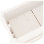 Solid white pine wood planter 77x25x104.5 cm by vidaXL, Pots and planters - Ref: Foro24-823935, Price: 97,57 €, Discount: %
