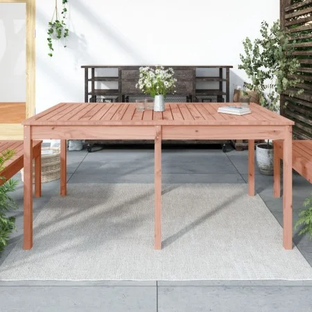 Mesa de jardín madera maciza Douglas 159,5x82,5x76 cm by vidaXL, Garden tables - Ref: Foro24-823981, Price: 114,77 €, Discoun...