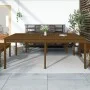Mesa de jardín madera maciza pino marrón miel 203,5x100x76 cm de vidaXL, Mesas de jardín - Ref: Foro24-823986, Precio: 185,83...