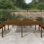 Gartentisch aus massivem Kiefernholz, honigbraun, 203,5 x 100 x 76 cm von vidaXL, Gartentische - Ref: Foro24-823986, Preis: 1...