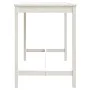 Garden table solid white pine wood 121x82.5x110 cm by vidaXL, Garden tables - Ref: Foro24-824089, Price: 104,57 €, Discount: %