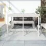 Gartentisch aus massivem weißem Kiefernholz 159,5 x 82,5 x 110 cm von vidaXL, Gartentische - Ref: Foro24-824096, Preis: 127,1...