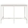 Mesa de jardín madera maciza pino blanco 159,5x82,5x110 cm de vidaXL, Mesas de jardín - Ref: Foro24-824096, Precio: 127,13 €,...