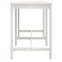 Garden table solid white pine wood 159.5x82.5x110 cm by vidaXL, Garden tables - Ref: Foro24-824096, Price: 127,13 €, Discount: %