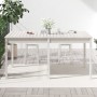 Gartentisch aus massivem weißem Kiefernholz 159,5 x 82,5 x 76 cm von vidaXL, Gartentische - Ref: Foro24-823977, Preis: 160,10...