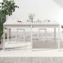 Mesa de jardín madera maciza pino blanco 159,5x82,5x76 cm de vidaXL, Mesas de jardín - Ref: Foro24-823977, Precio: 157,47 €, ...