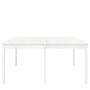 Mesa de jardín madera maciza pino blanco 159,5x82,5x76 cm de vidaXL, Mesas de jardín - Ref: Foro24-823977, Precio: 160,01 €