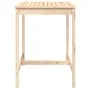 Mesa de jardín madera maciza de pino 82,5x82,5x110 cm de vidaXL, Mesas de jardín - Ref: Foro24-824081, Precio: 65,35 €, Descu...