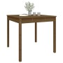Garden table solid pine wood honey brown 82.5x82.5x76 cm by vidaXL, Garden tables - Ref: Foro24-823965, Price: 88,05 €, Disco...