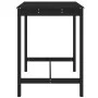 Gartentisch aus massivem schwarzem Kiefernholz 82,5 x 82,5 x 110 cm von vidaXL, Gartentische - Ref: Foro24-824085, Preis: 67,...