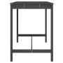 Gartentisch aus massivem Kiefernholz grau 121x82,5x110 cm von vidaXL, Gartentische - Ref: Foro24-824090, Preis: 119,04 €, Rab...