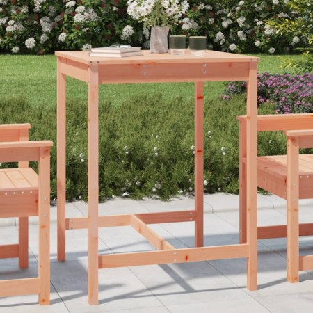 Mesa de jardín madera maciza Douglas 82,5x82,5x110 cm de vidaXL, Mesas de jardín - Ref: Foro24-824086, Precio: 69,36 €, Descu...