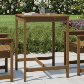 Gartentisch aus massivem Kiefernholz honigbraun 82,5x82,5x110 cm von vidaXL, Gartentische - Ref: Foro24-824084, Preis: 81,70 ...
