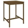 Solid pine wood garden table in honey brown color, 82.5x82.5x110 cm. by vidaXL, Garden tables - Ref: Foro24-824084, Price: 81...