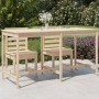 Mesa de jardín madera maciza de pino 203,5x90x110 cm de vidaXL, Mesas de jardín - Ref: Foro24-824102, Precio: 126,07 €, Descu...