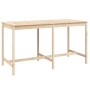 Mesa de jardín madera maciza de pino 203,5x90x110 cm de vidaXL, Mesas de jardín - Ref: Foro24-824102, Precio: 126,07 €, Descu...