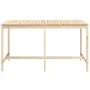 Garden table solid pine wood 203.5x90x110 cm by vidaXL, Garden tables - Ref: Foro24-824102, Price: 124,88 €, Discount: %