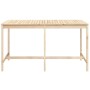 Mesa de jardín madera maciza de pino 203,5x90x110 cm de vidaXL, Mesas de jardín - Ref: Foro24-824102, Precio: 126,07 €, Descu...