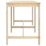 Garden table solid pine wood 203.5x90x110 cm by vidaXL, Garden tables - Ref: Foro24-824102, Price: 124,88 €, Discount: %