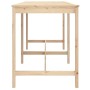 Mesa de jardín madera maciza de pino 203,5x90x110 cm de vidaXL, Mesas de jardín - Ref: Foro24-824102, Precio: 126,07 €, Descu...
